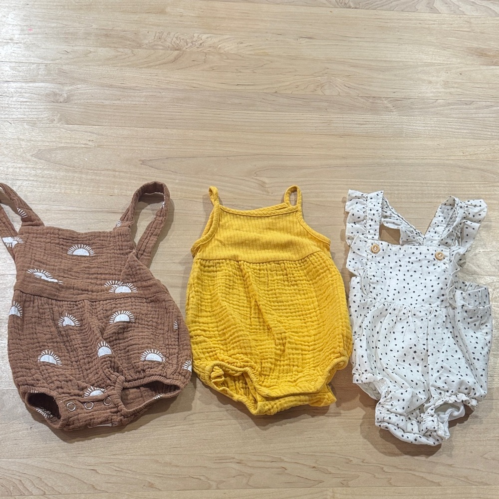 Newborn-3 months Romper Bundle